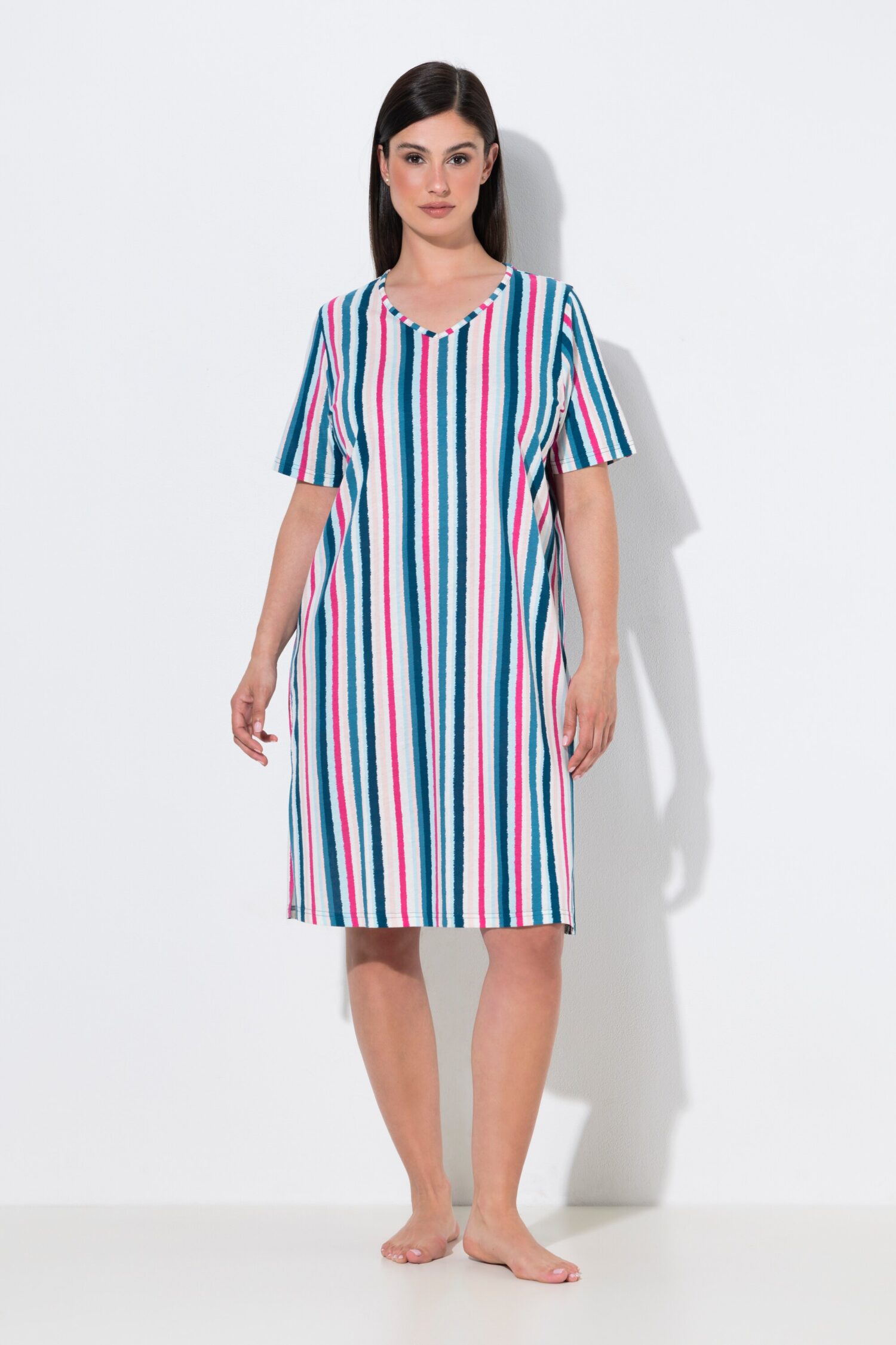 Νυχτικά σε συσκευασία 2 τεμαχίων, oversized, ριγέ/σχέδιο
