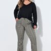 Παντελόνι Marie bootcut με στενή εφαρμογή