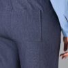Παντελόνι σε denim look με ελαστική μέση