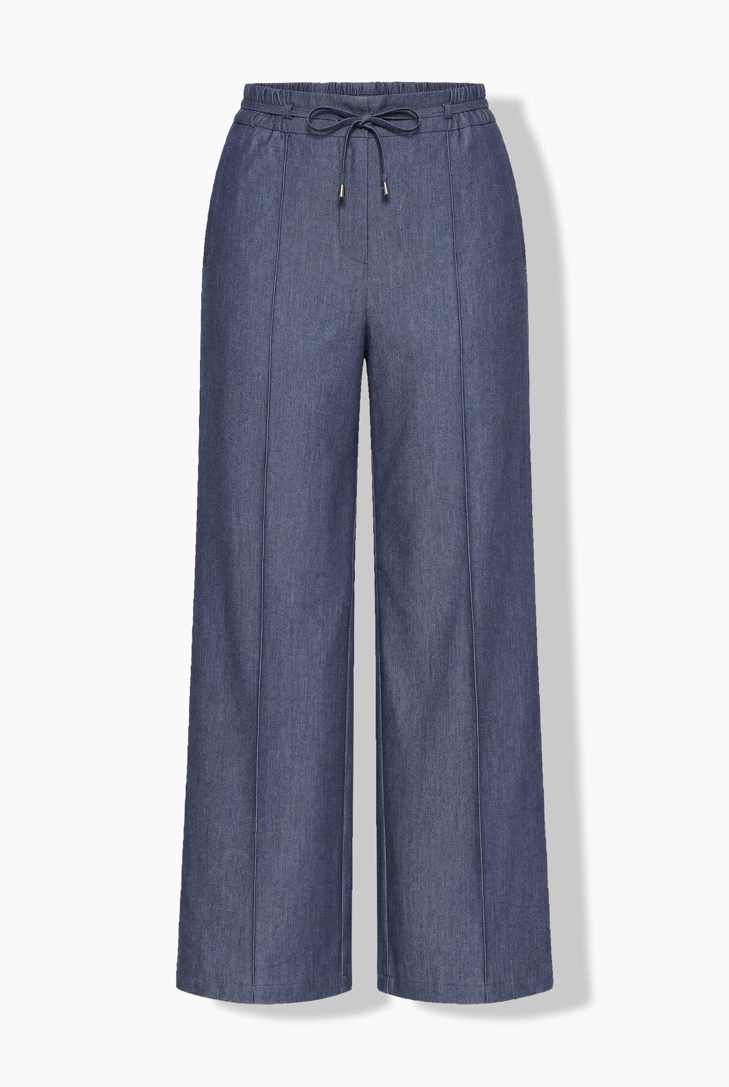 Παντελόνι σε denim look με ελαστική μέση