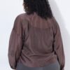 Πουκάμισο oversized με διακριτικό κέντημα