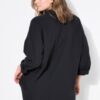 Πουκάμισο oversized με μακριά μανίκια και πλαϊνά σκισίματα
