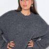 Πουλόβερ oversized με 3D σχέδιο