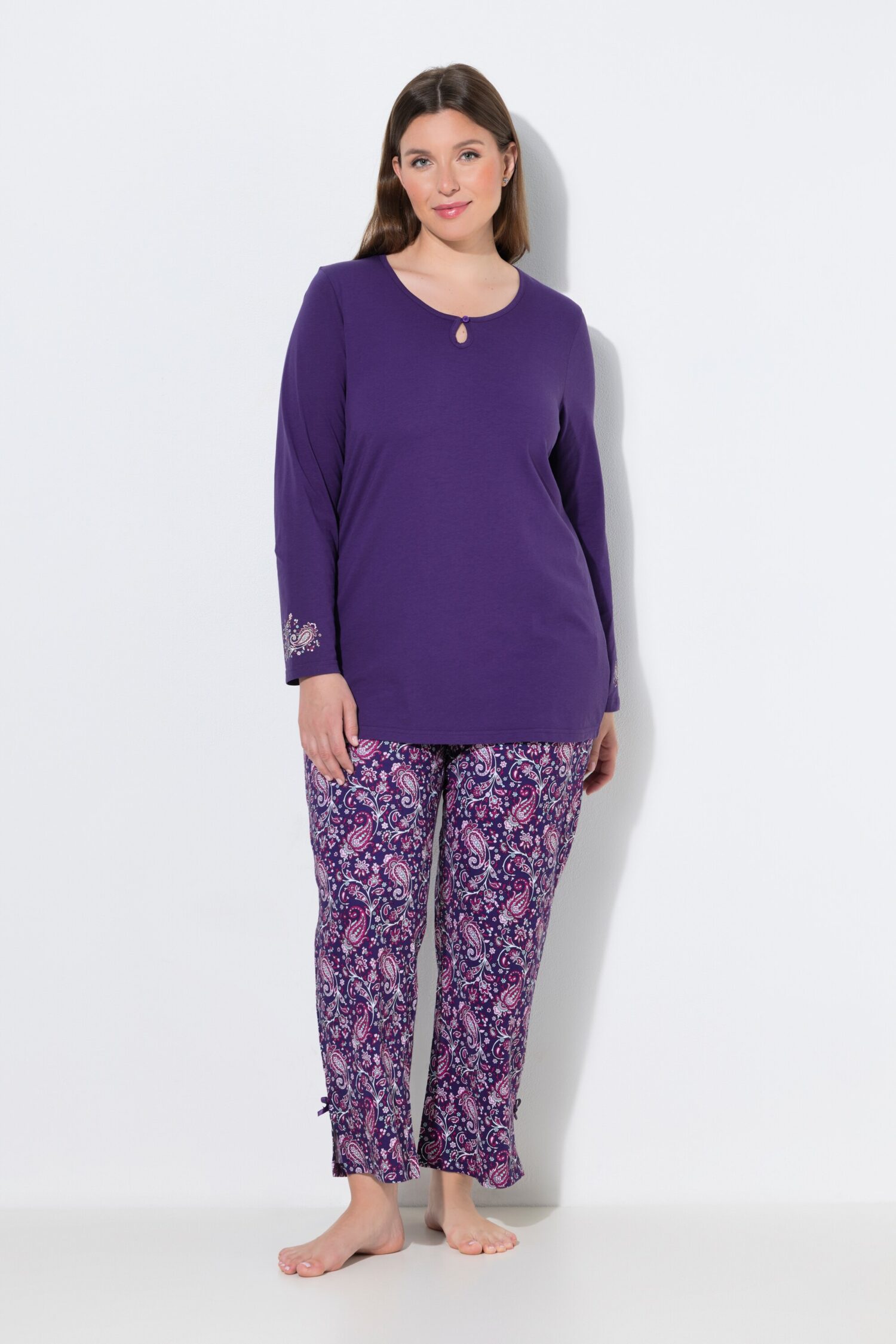 Πυτζάμες σετ 2 τεμαχίων με paisley print