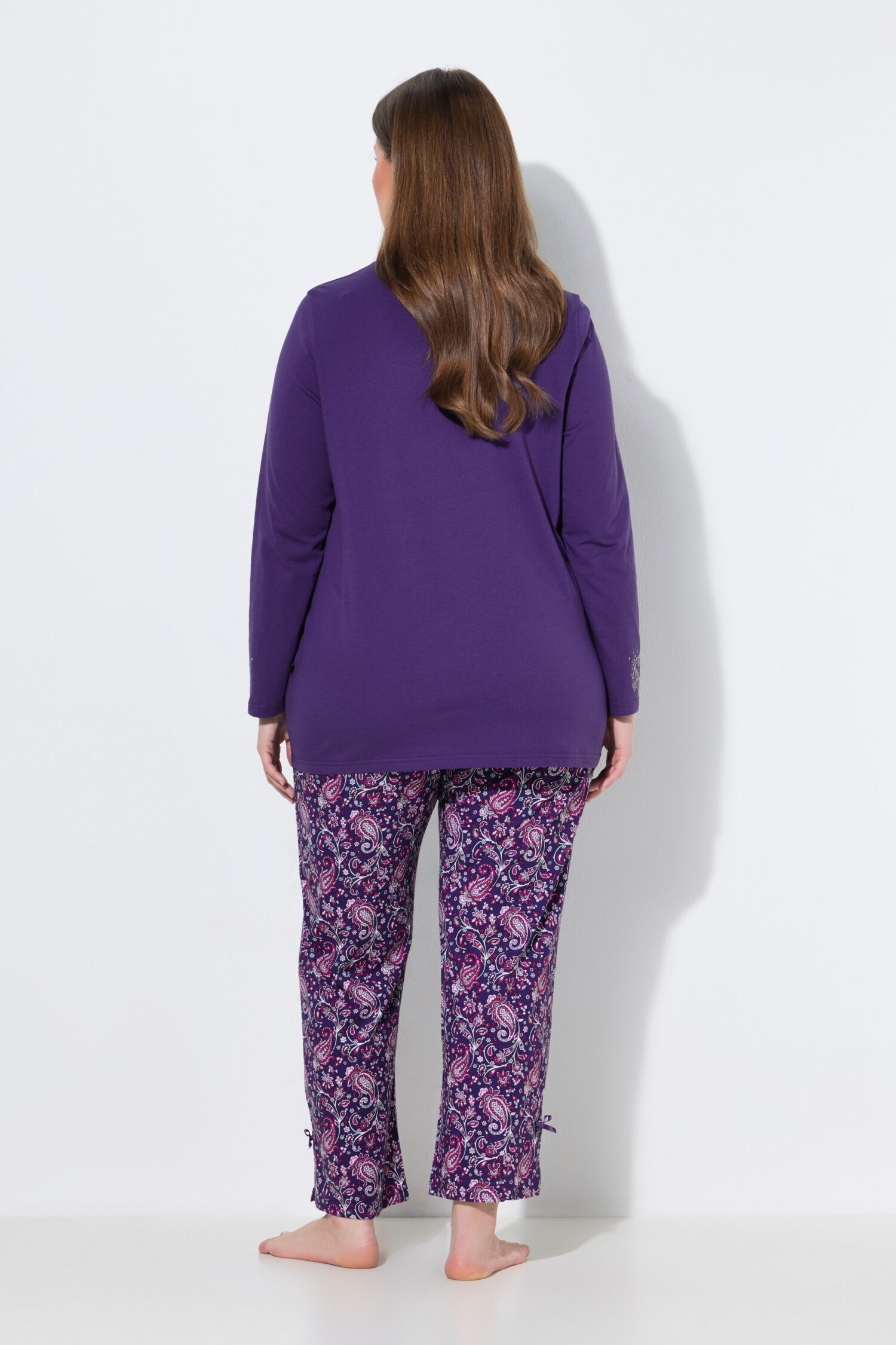 Πυτζάμες σετ 2 τεμαχίων με paisley print