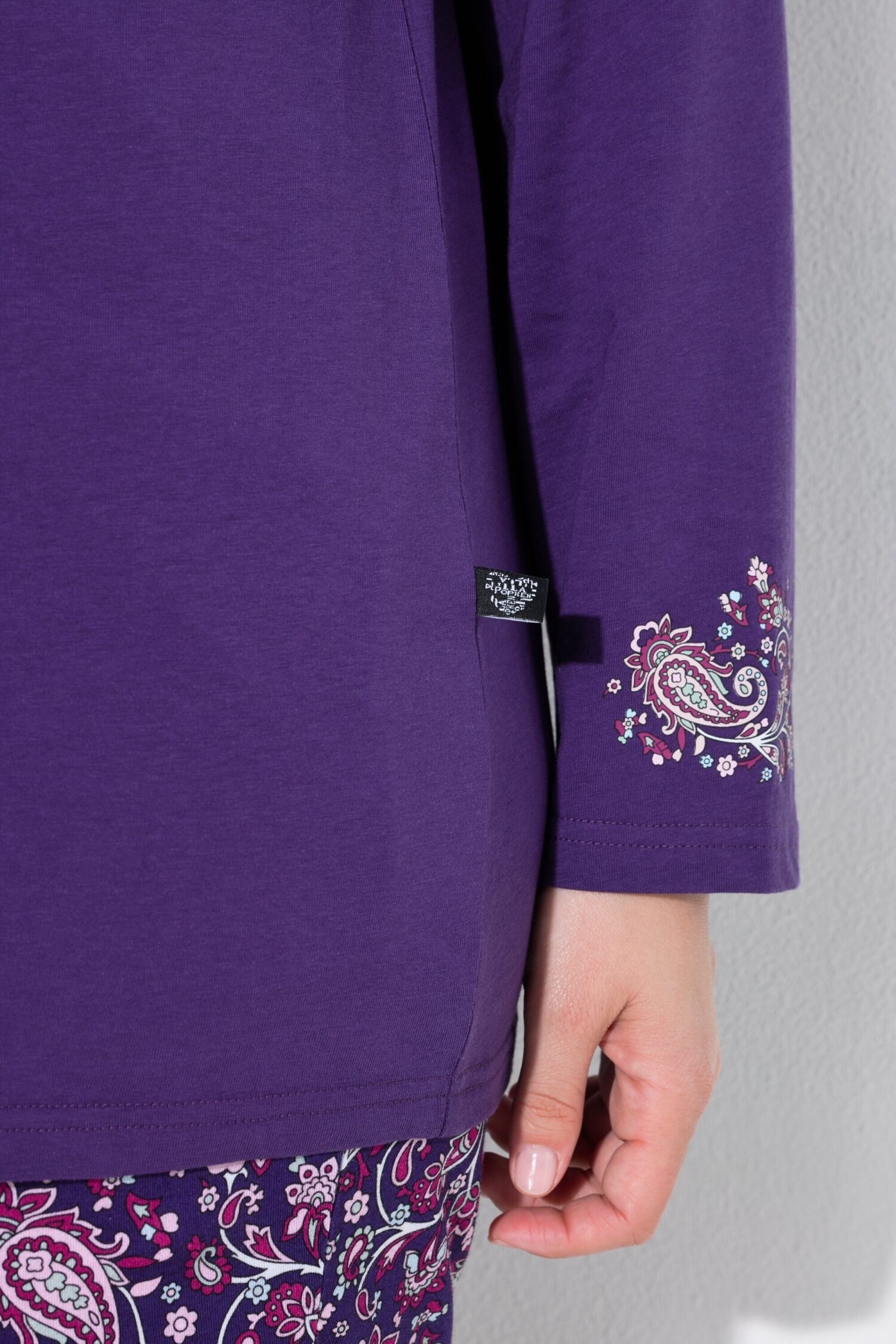 Πυτζάμες σετ 2 τεμαχίων με paisley print