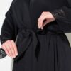 Ρόμπα με δαντέλα στα μανίκια και στο τελείωμα