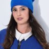 Σκούφος πλεκτός με κυλινδρικό τελείωμα
