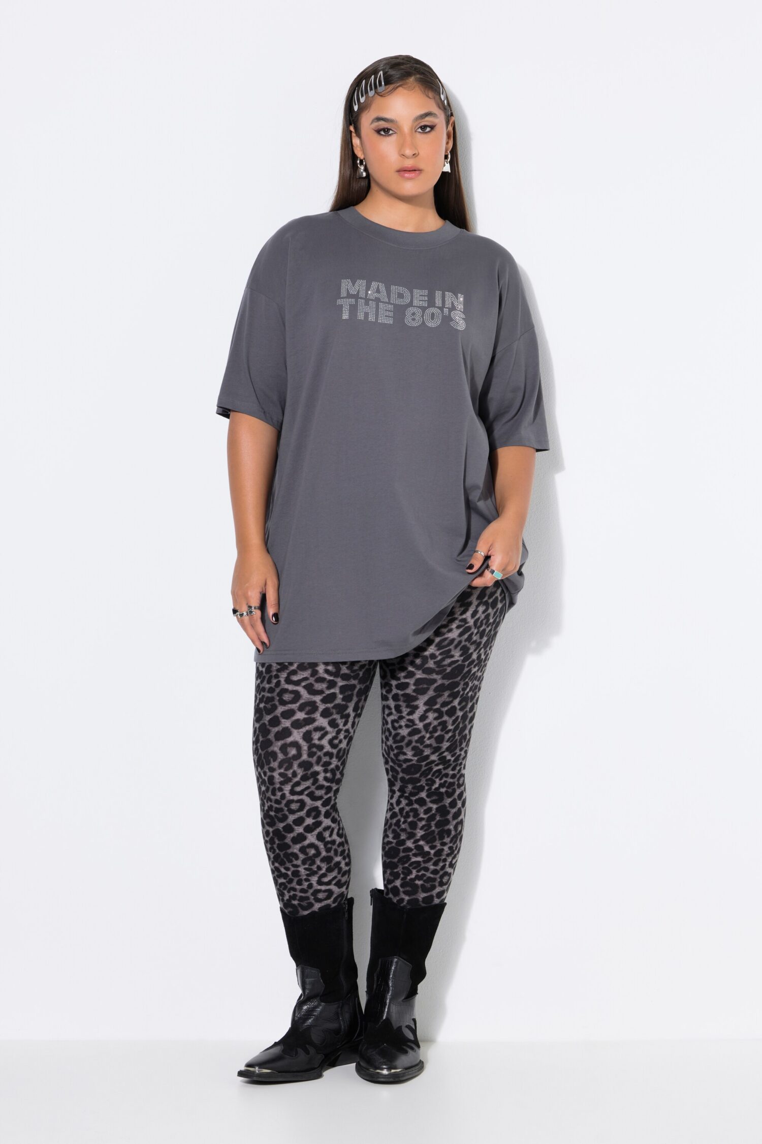 T-shirt oversized με σχέδιο "Made in the 80s"