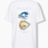 T-shirt oversized με τύπωμα "PEARLS"