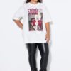 T-shirt oversized με τύπωμα "STUDIO"