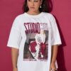 T-shirt oversized με τύπωμα "STUDIO"