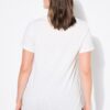 T-shirt σε φαρδιά, κλασική εφαρμογή με λαιμόκοψη V