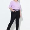 Τζιν παντελόνι mom fit, ελαστικό με 5 τσέπες