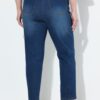Τζιν παντελόνι mom fit, ελαστικό με 5 τσέπες