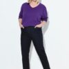 Τζιν παντελόνι mom fit, ελαστικό με 5 τσέπες