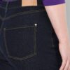 Τζιν παντελόνι mom fit, ελαστικό με 5 τσέπες
