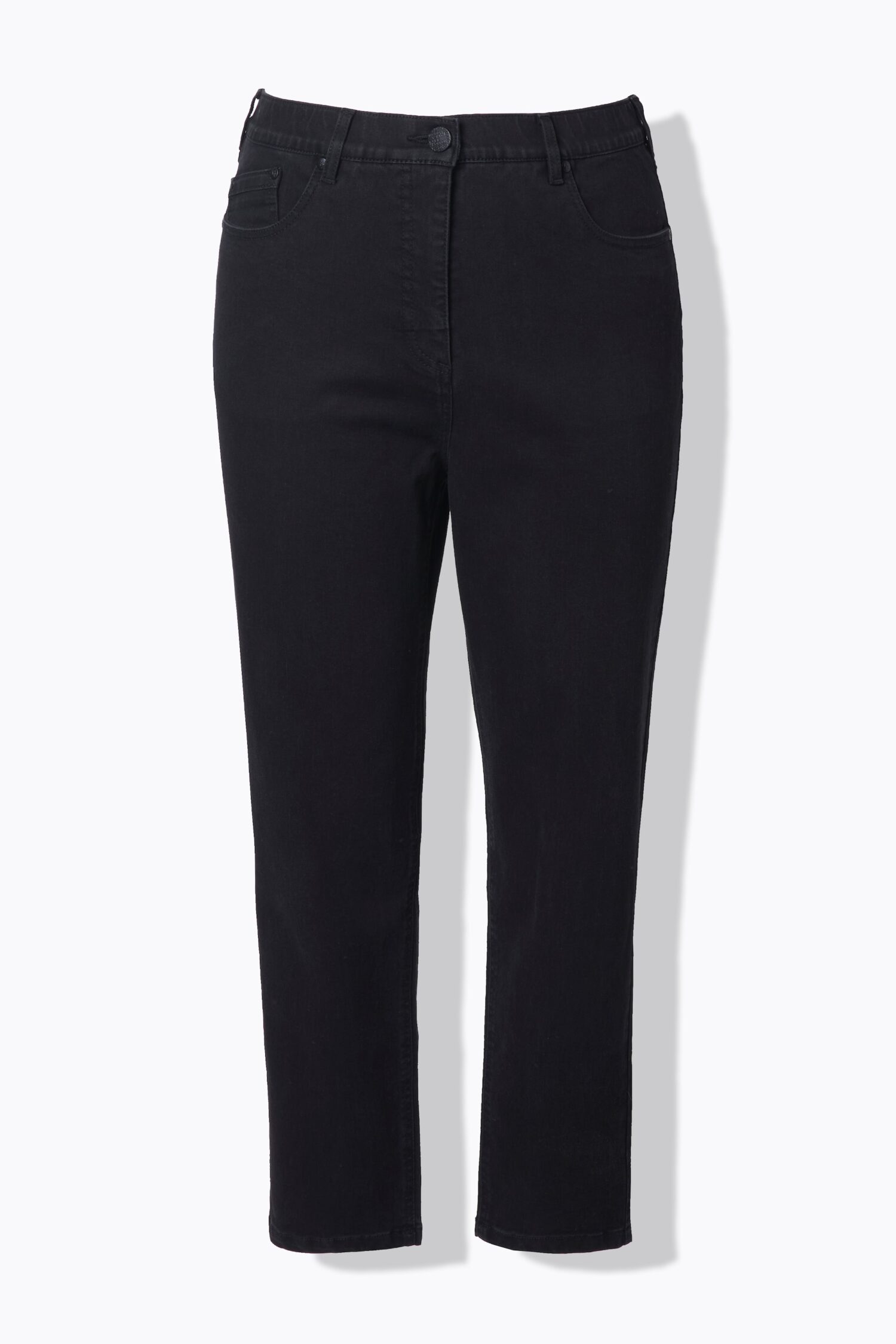 Τζιν παντελόνι mom fit, ελαστικό με 5 τσέπες