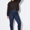Τζιν παντελόνι mom fit ψηλόμεσο με washed effect
