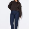 Τζιν παντελόνι mom fit ψηλόμεσο με washed effect