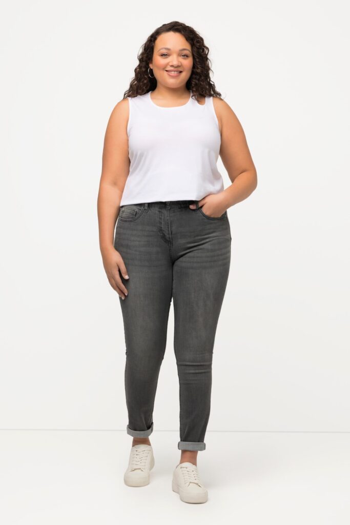 Τζιν παντελόνι skinny Sarah, ψηλόμεσο