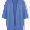 Ζακέτα ελαφρώς oversized, από απαλή, λεπτή πλέξη
