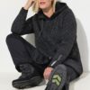 Ζακέτα fleece με κουκούλα