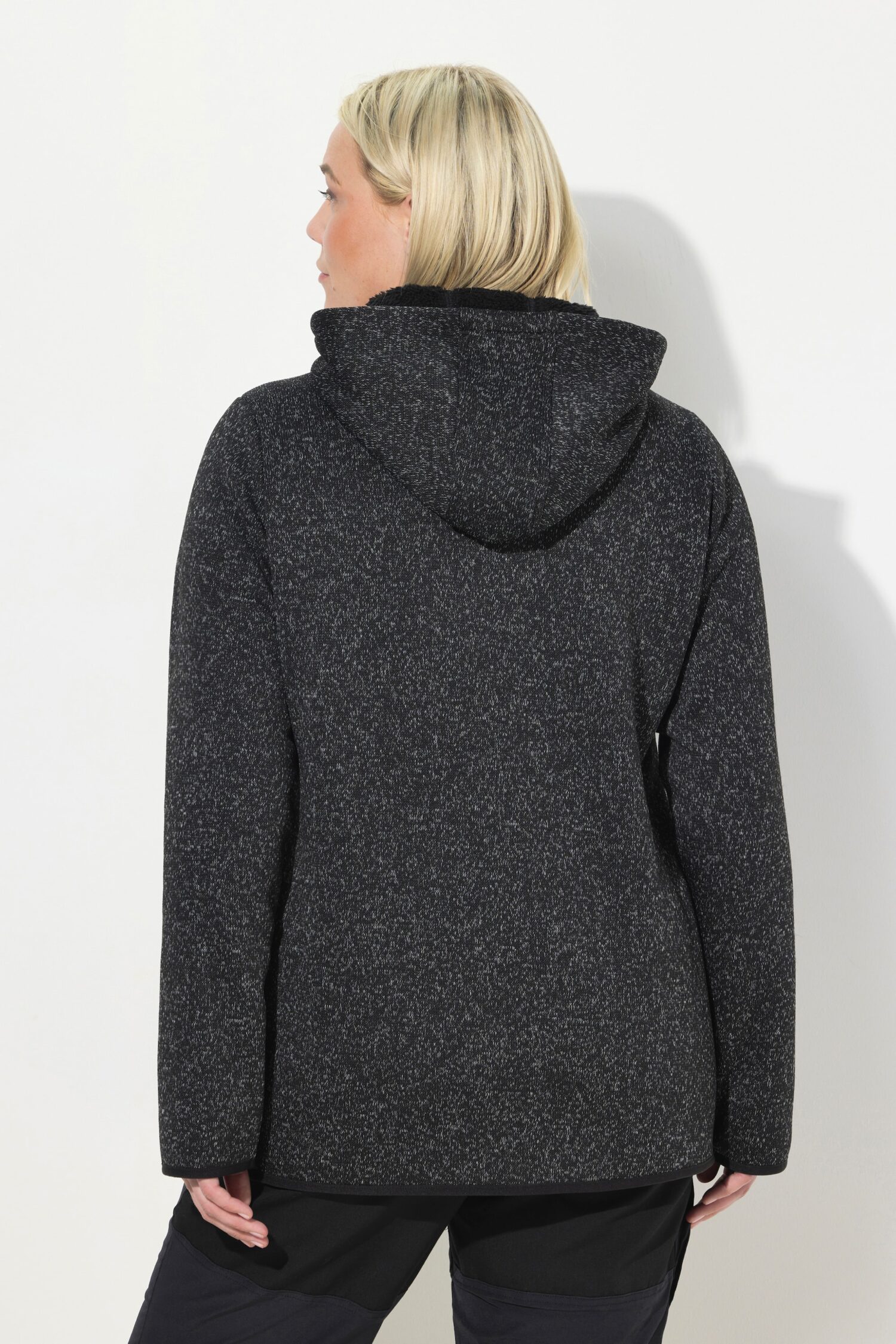 Ζακέτα fleece με κουκούλα