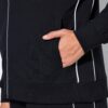 Ζακέτα φούτερ με άνετη εφαρμογή και τσέπες