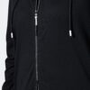Ζακέτα φούτερ oversized με φερμουάρ διπλής κατεύθυνσης