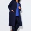 Ζακέτα oversized χωρίς κλείσιμο και μακριά μανίκια