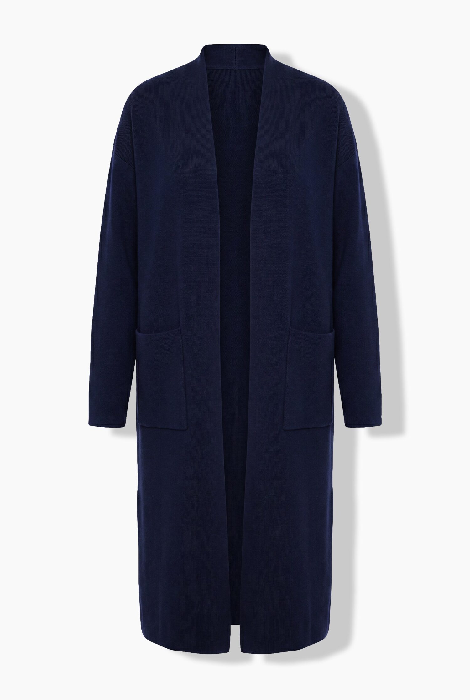 Ζακέτα oversized χωρίς κλείσιμο και μακριά μανίκια