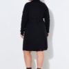 Ζακέτα oversized με ζώνη και κρόσσια