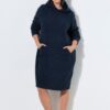 Φόρεμα loungewear oversized με κουκούλα