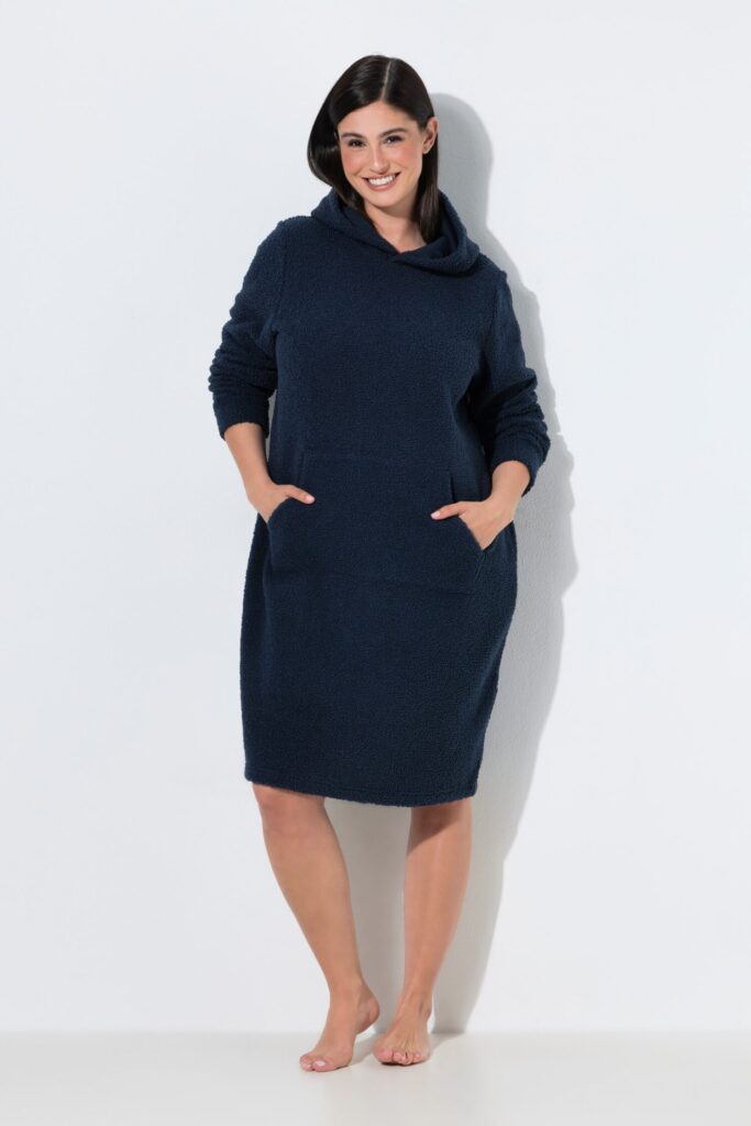 Φόρεμα loungewear oversized με κουκούλα