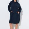 Φόρεμα loungewear oversized με κουκούλα