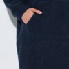 Φόρεμα loungewear oversized με κουκούλα