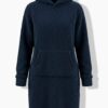 Φόρεμα loungewear oversized με κουκούλα
