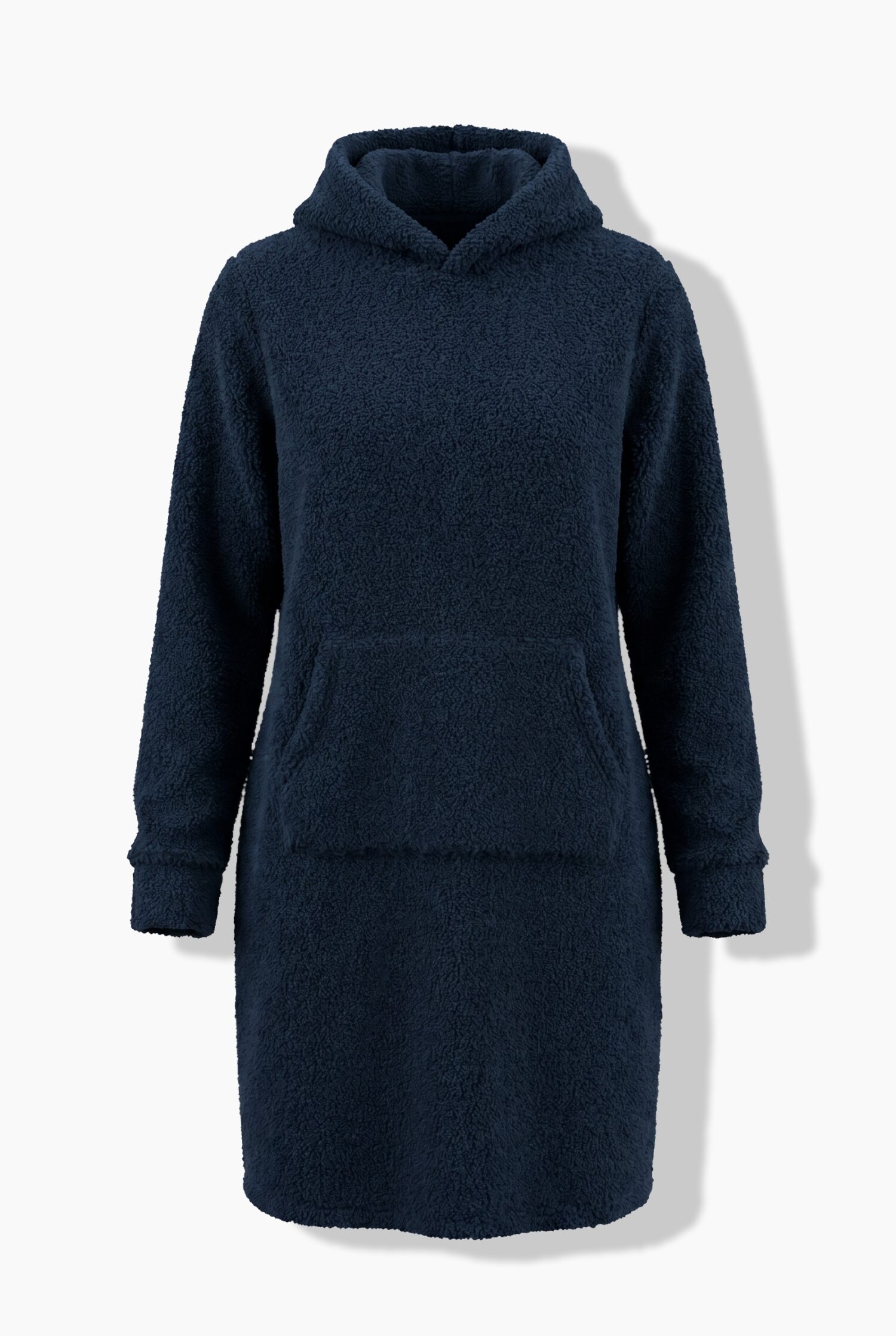 Φόρεμα loungewear oversized με κουκούλα