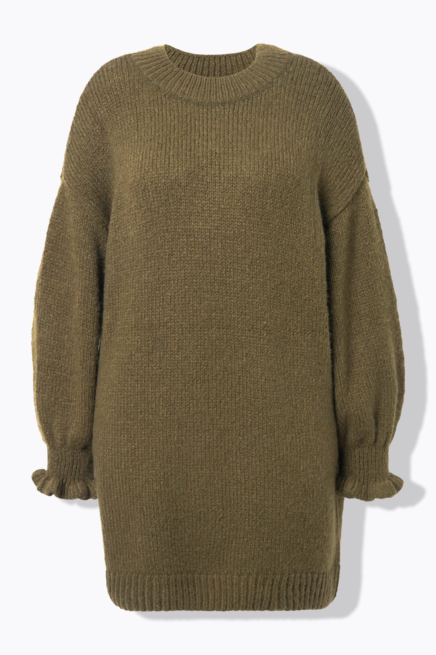Φόρεμα oversized με βολάν στα φαρδιά μανίκια