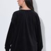 Μπλούζα φούτερ homewear oversized με μακριά μανίκια