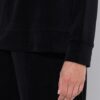 Μπλούζα φούτερ homewear oversized με μακριά μανίκια