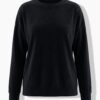 Μπλούζα φούτερ homewear oversized με μακριά μανίκια