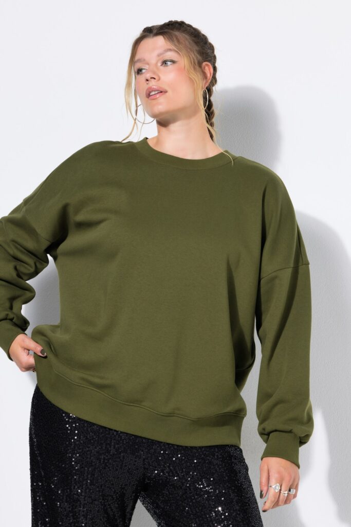 Μπλούζα φούτερ oversized με χαμηλούς ώμους
