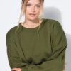 Μπλούζα φούτερ oversized με χαμηλούς ώμους