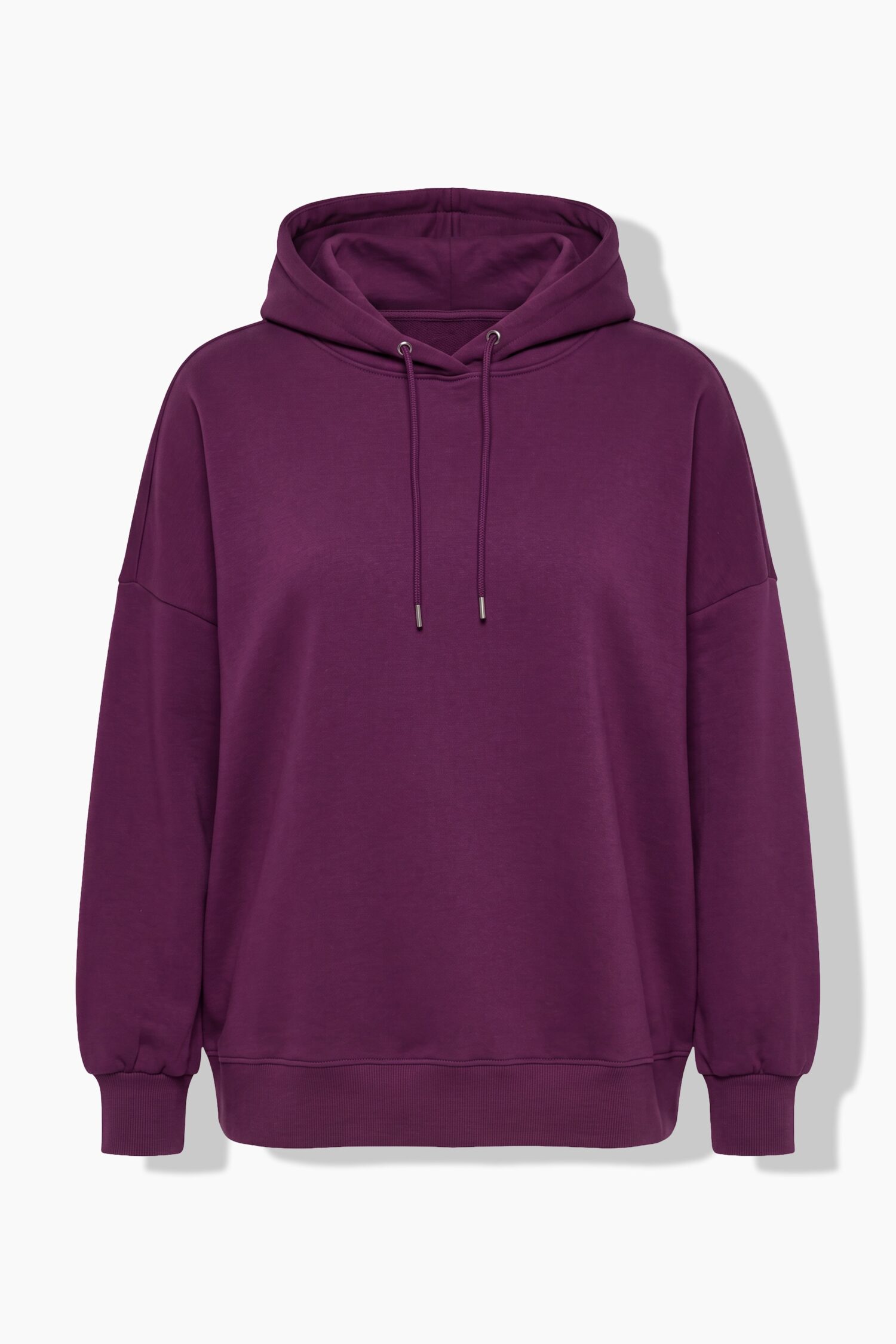 Μπλούζα φούτερ σε cropped oversized με κουκούλα