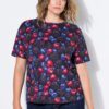 Μπλούζα oversized με berries print