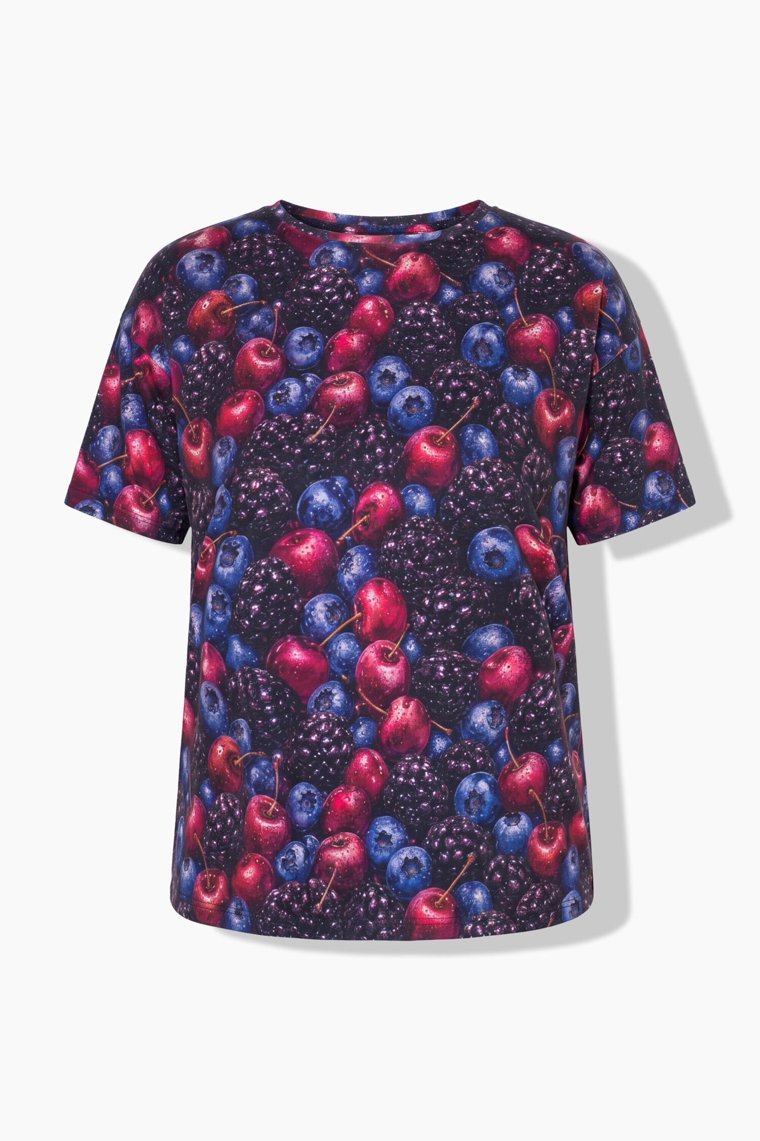 Μπλούζα oversized με berries print
