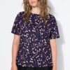 Μπλούζα oversized με λεοπάρ print