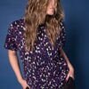 Μπλούζα oversized με λεοπάρ print